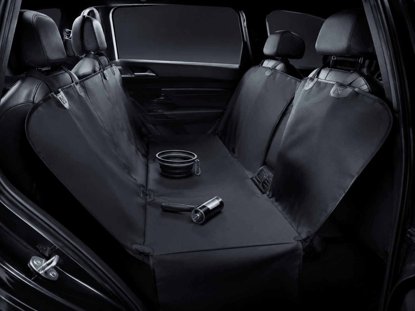 Pet-in-Cabin Set universal cabin accessory kit arranged in a graphite studio